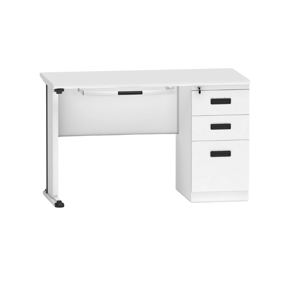 Bureau métallique 120x60x75 cm