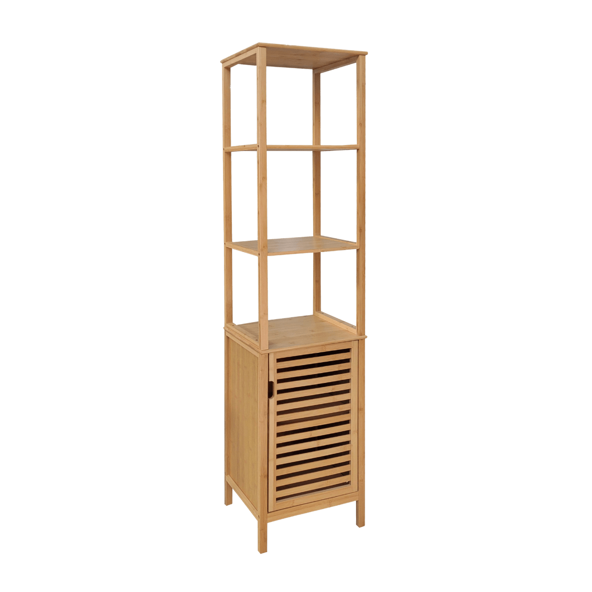 Meuble de salle de bain en bambou
