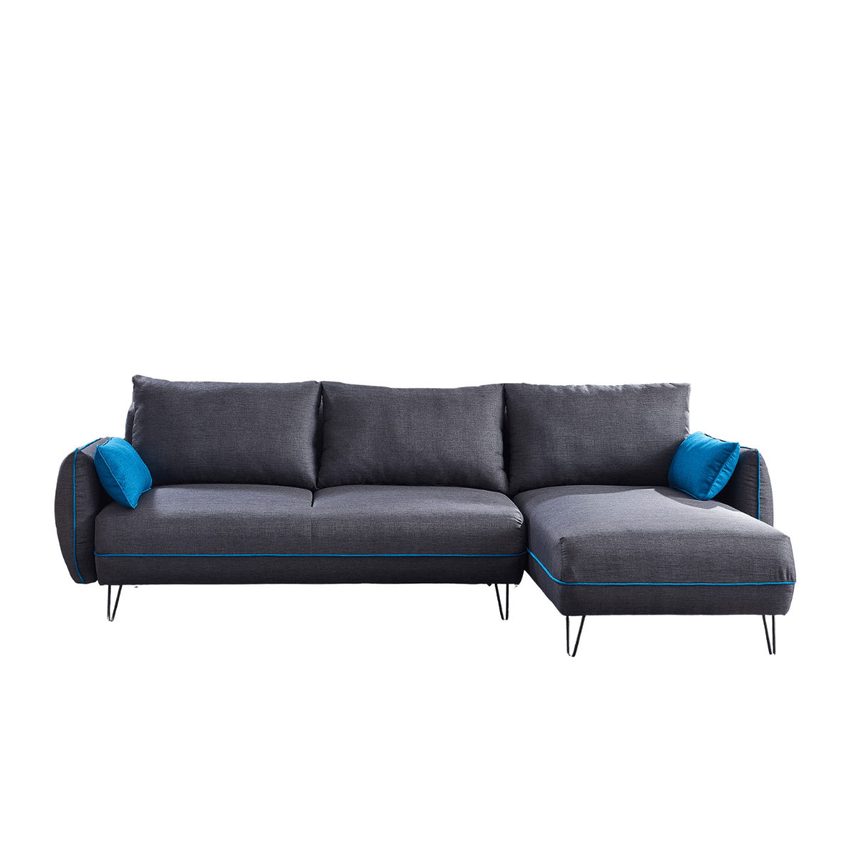 Salon d'angle en tissu