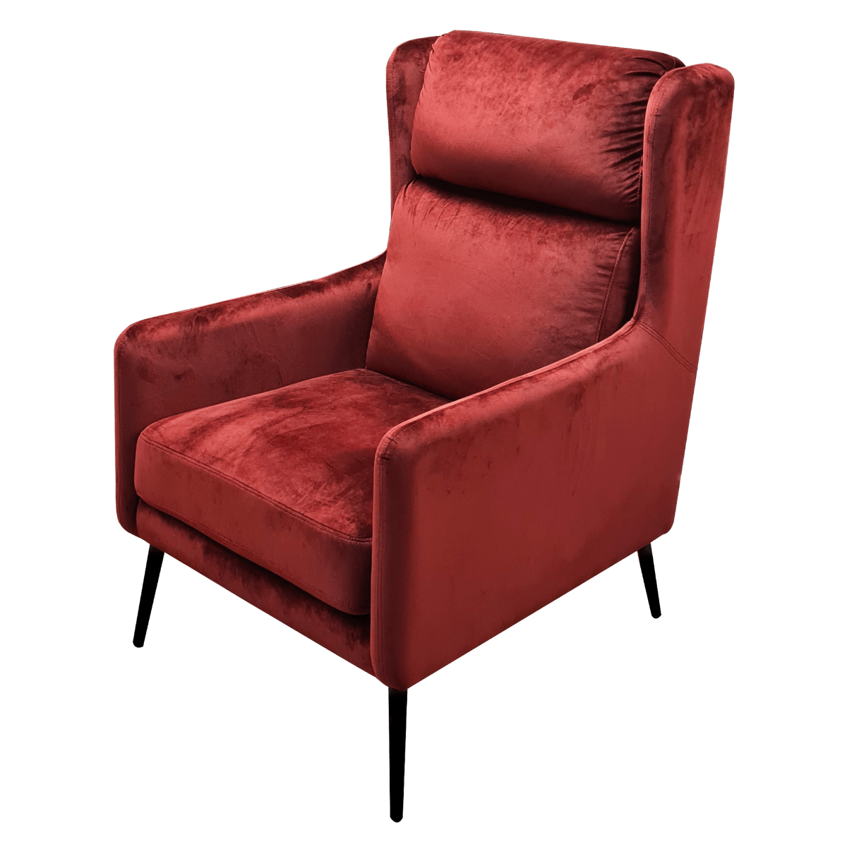 Fauteuil club en velours