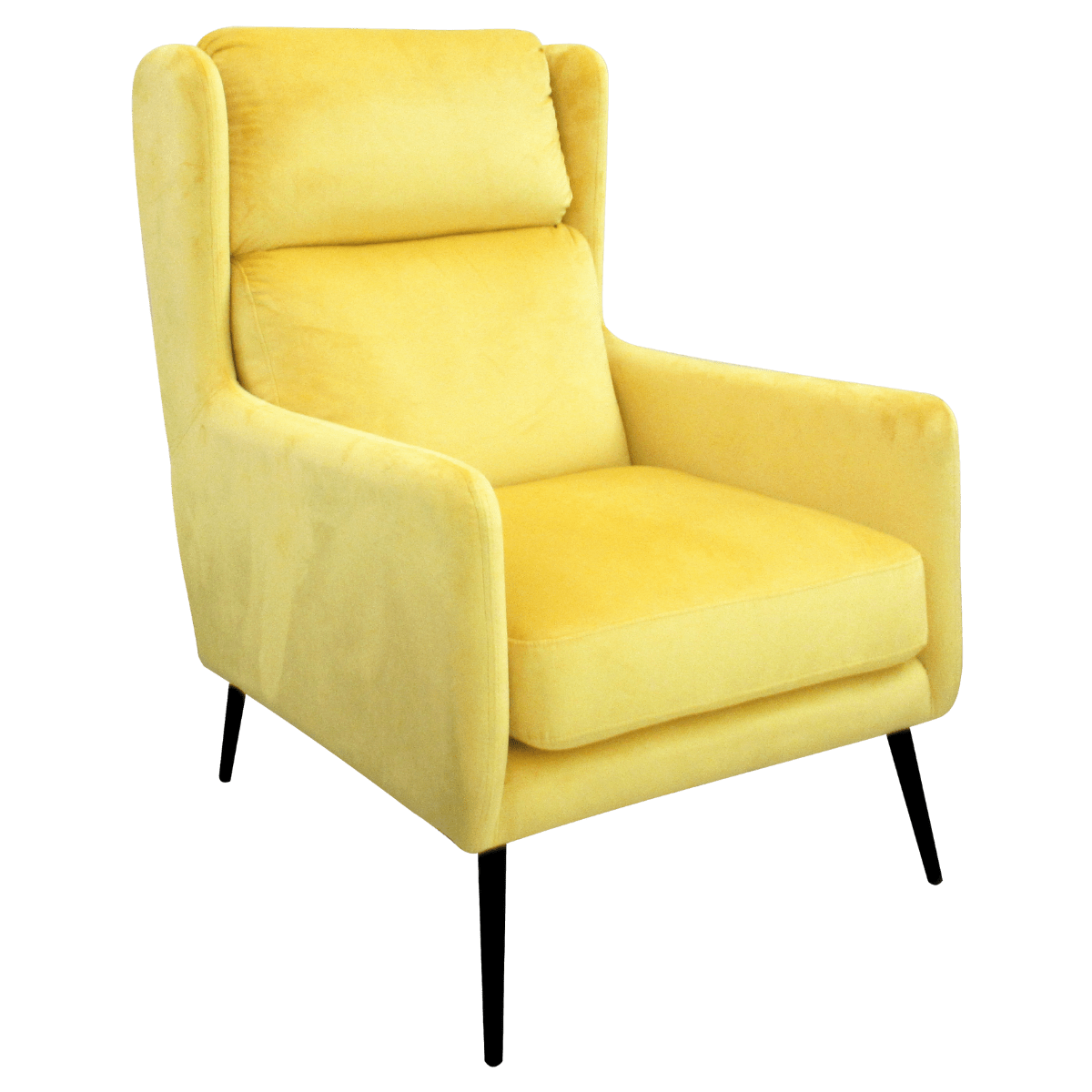 Fauteuil club en velours