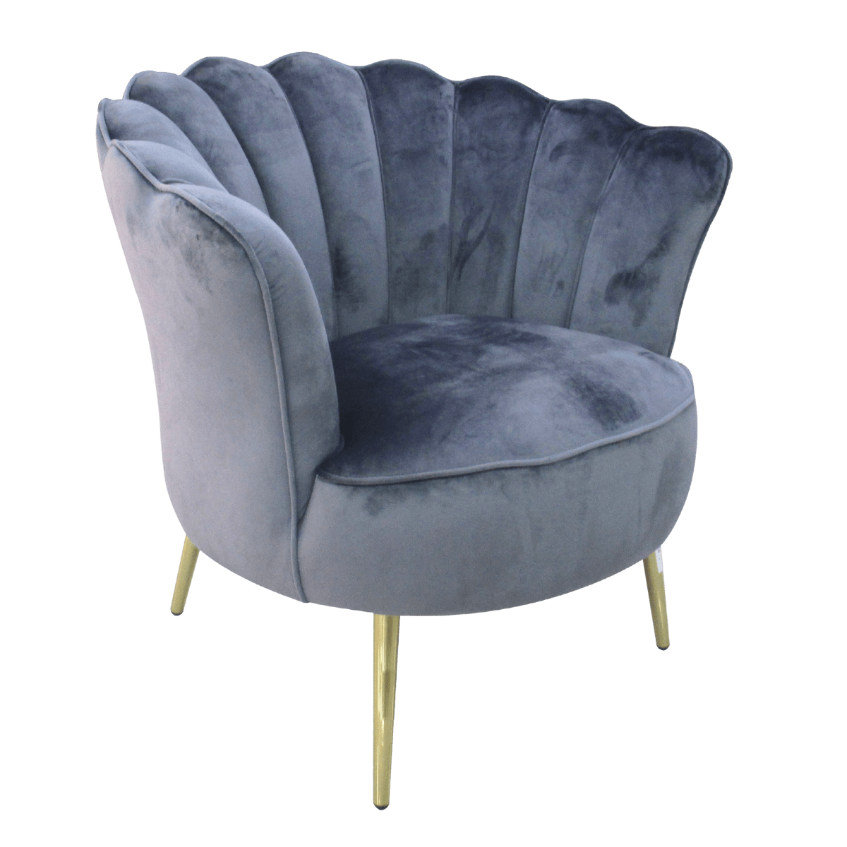 Fauteuil club en velours