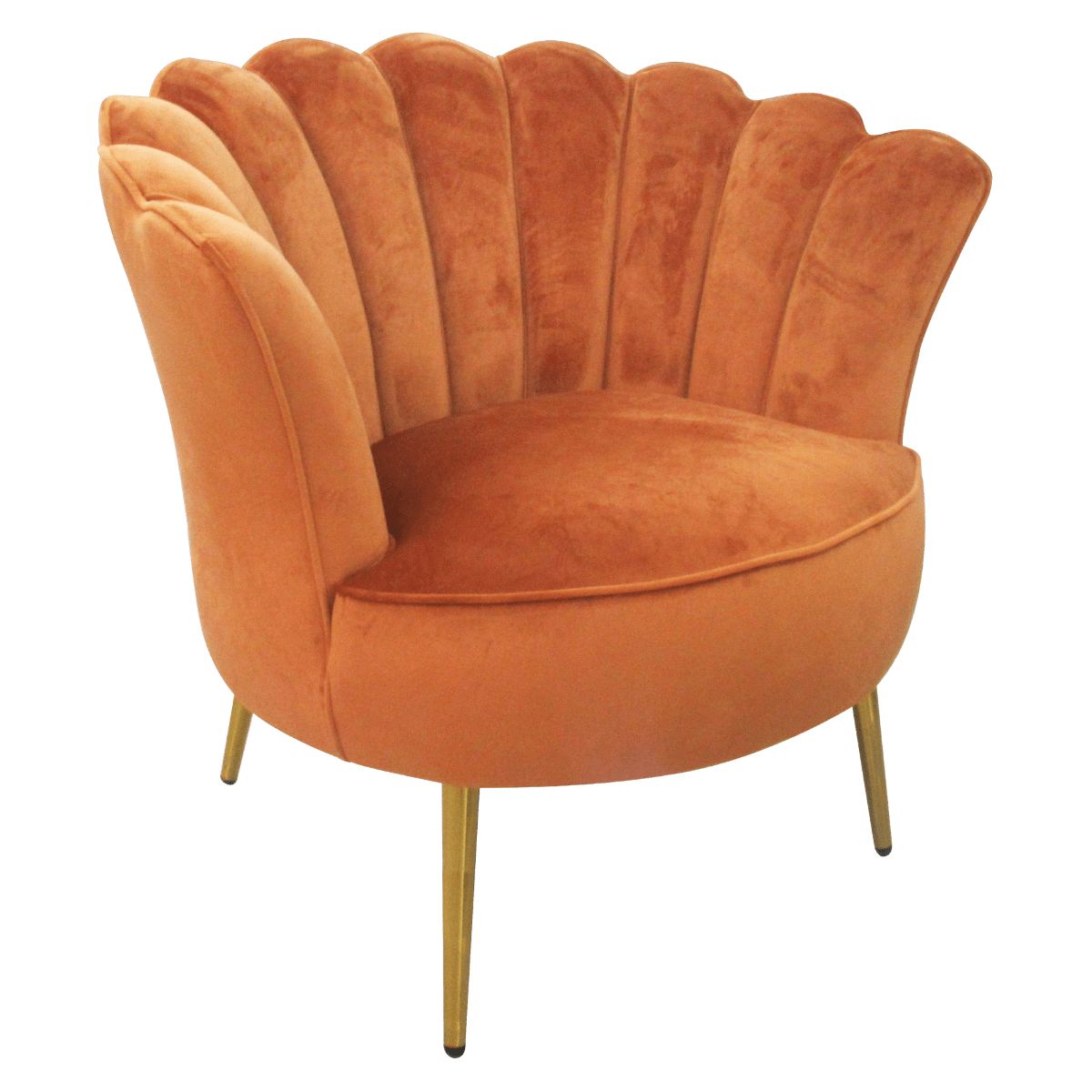 Fauteuil club en velours