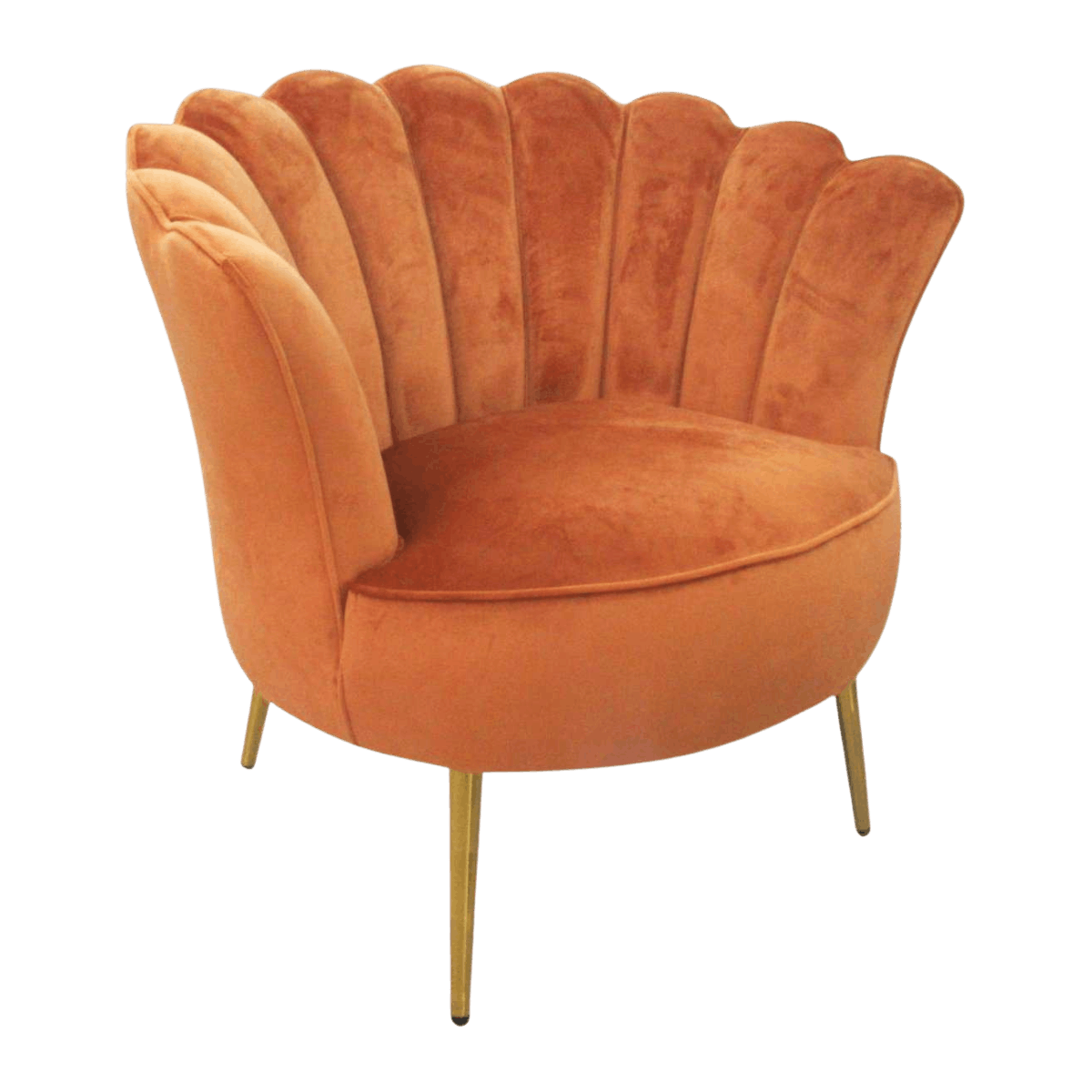Fauteuil club en velours