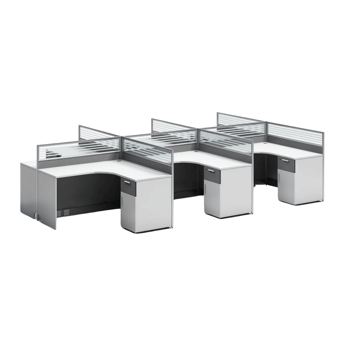 Bureau partition 6 places LANY