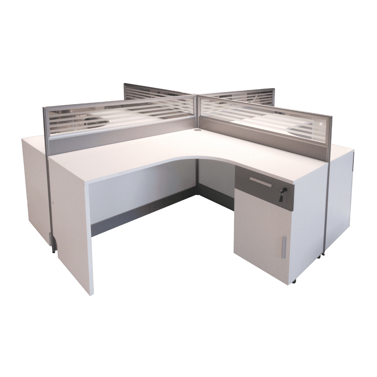 Bureau partition 4 places LANY
