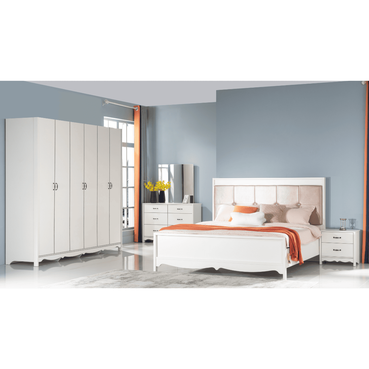 Chambre à coucher complète PEARL