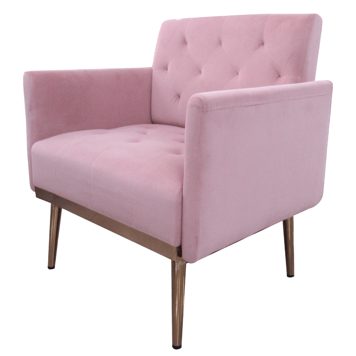 Fauteuil club en velours