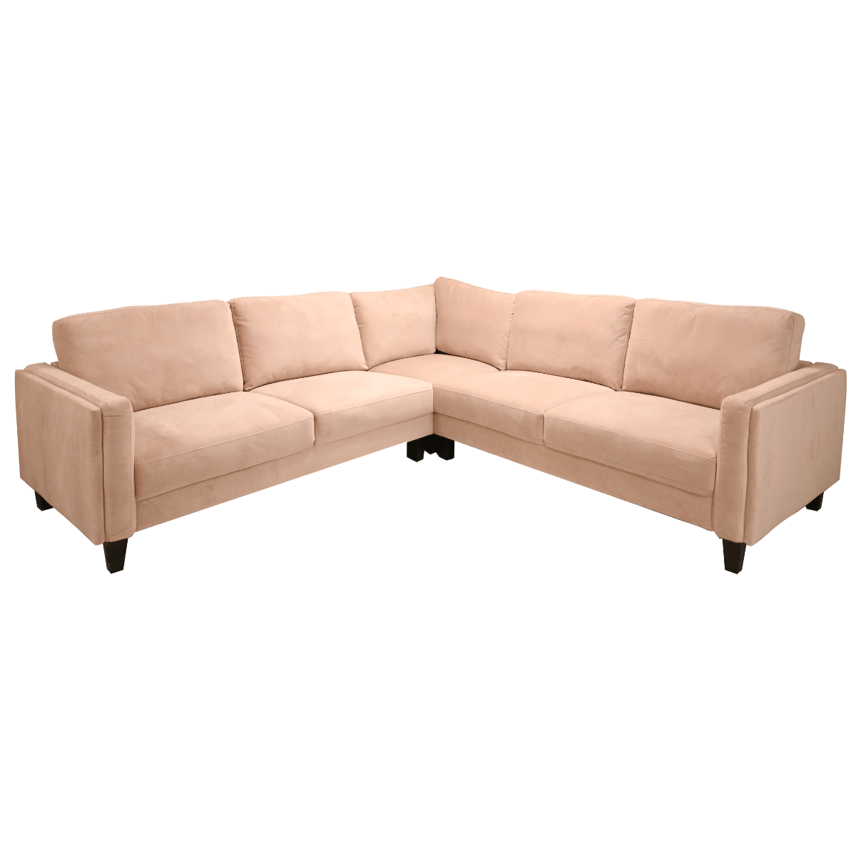 Salon d'angle en velours