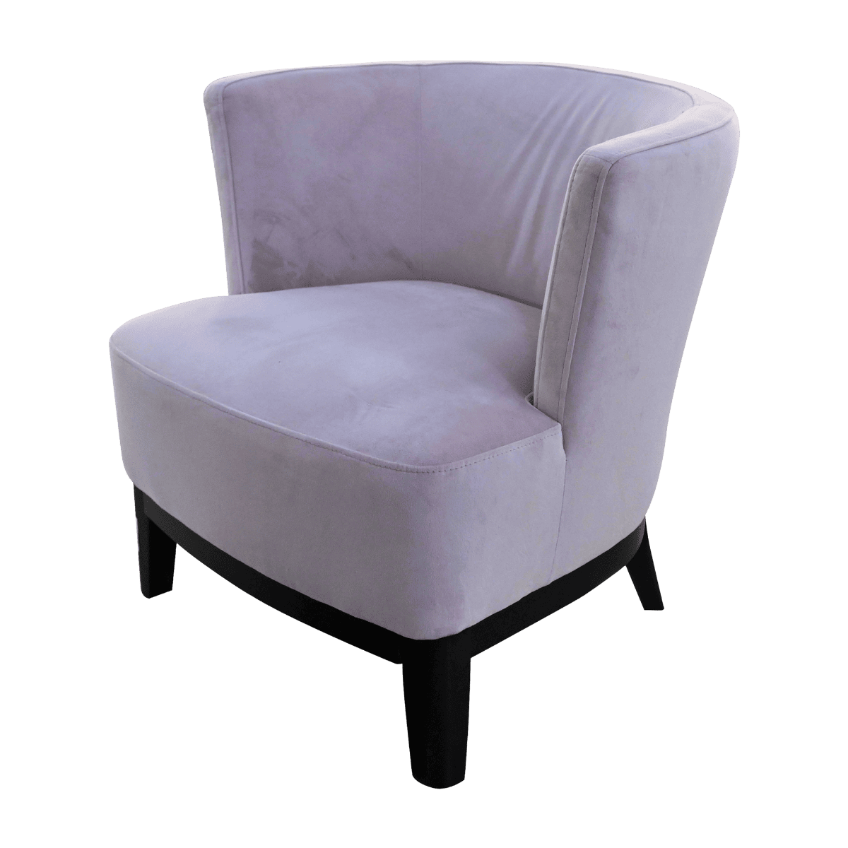 Fauteuil club en velours