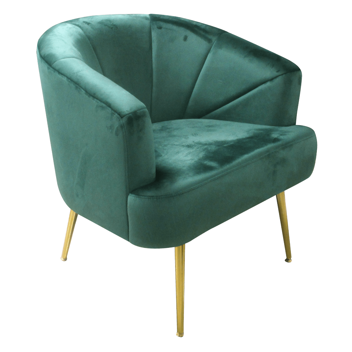 Fauteuil club en velours