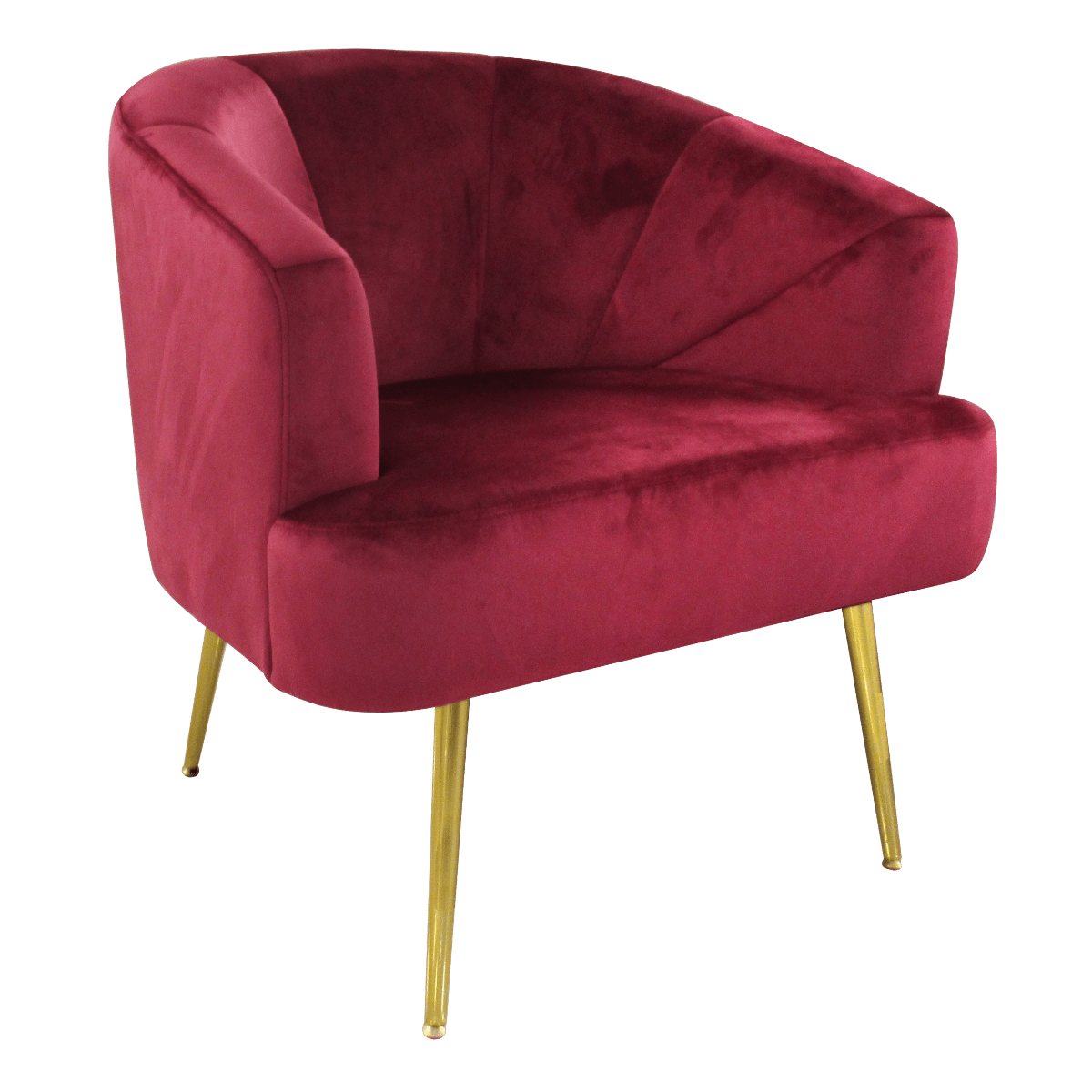 Fauteuil club en velours