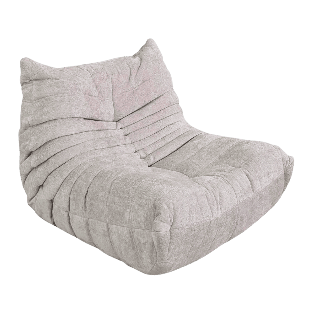 Pouf relax en tissu