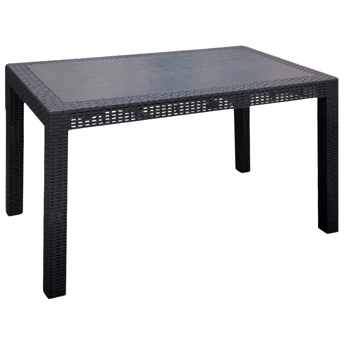 Table rectangulaire en rotin