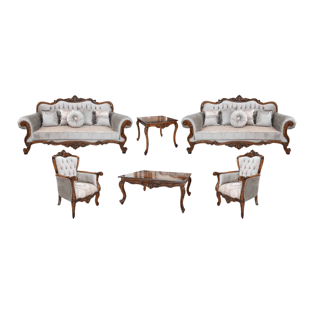 Salon baroque 3+3+1+1 LENNIE