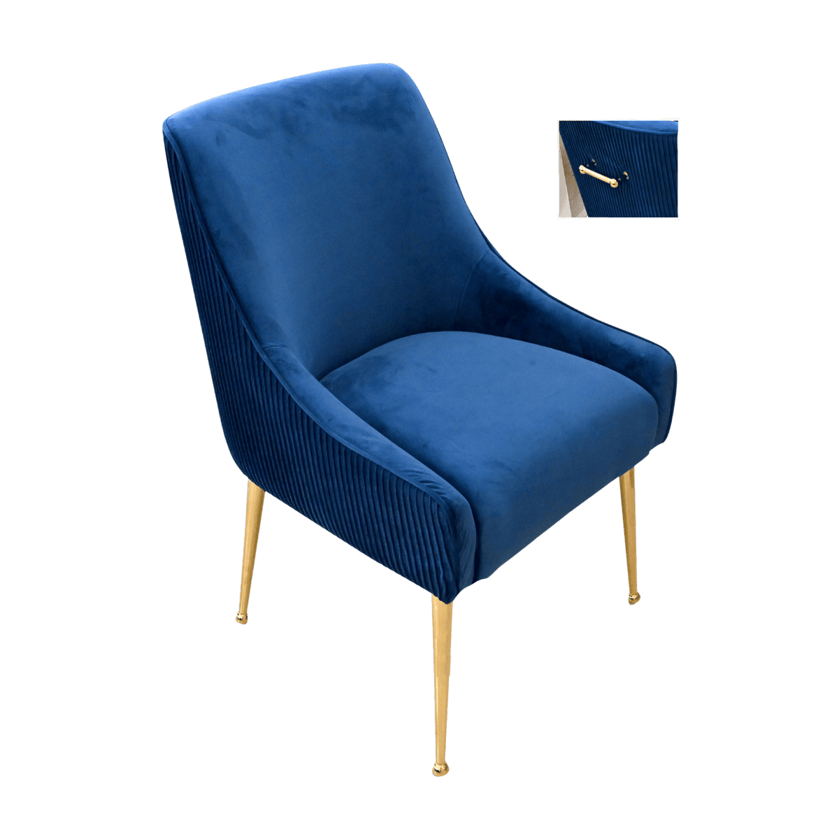 Chaise pour table à manger en tissu