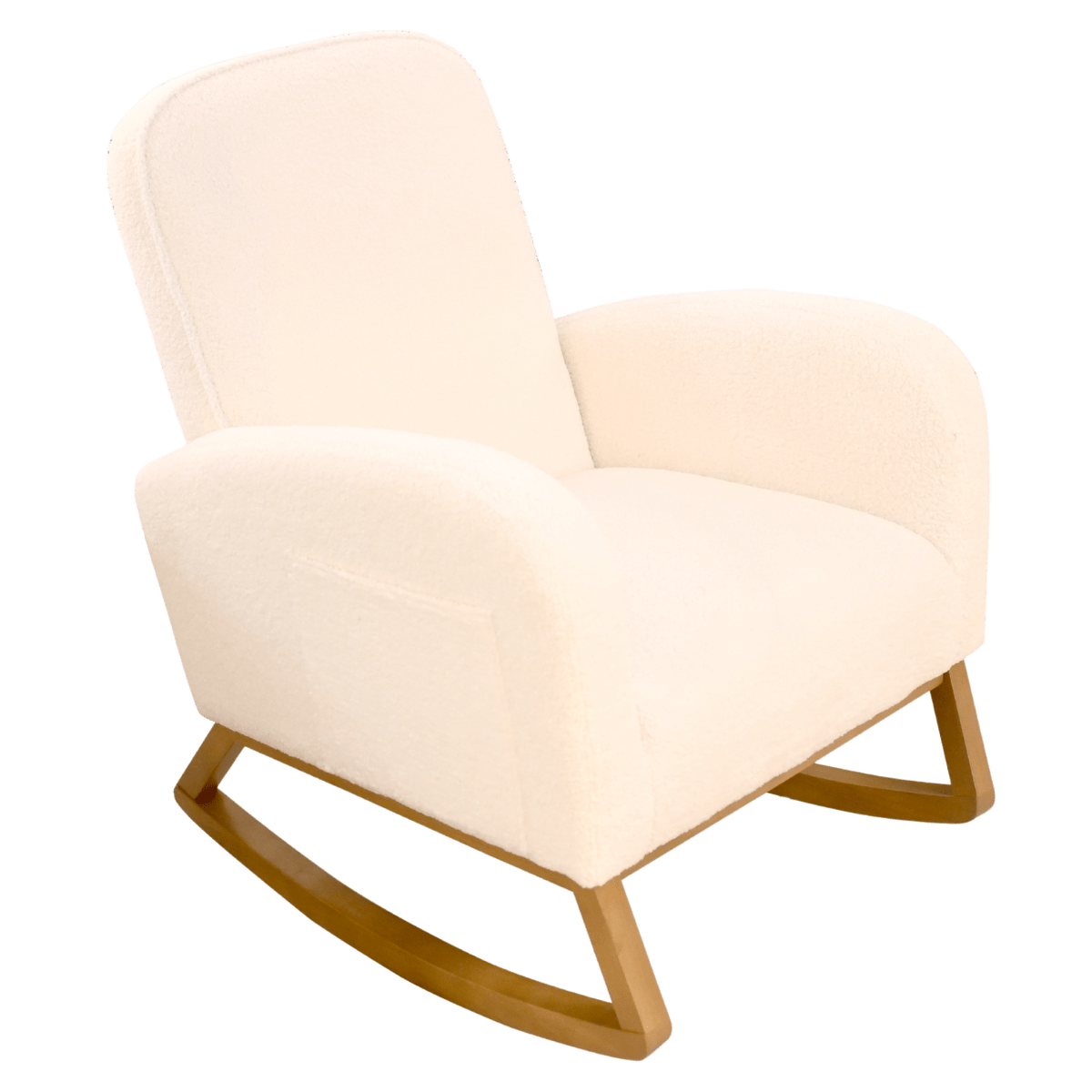 Fauteuil à bascule en tissu