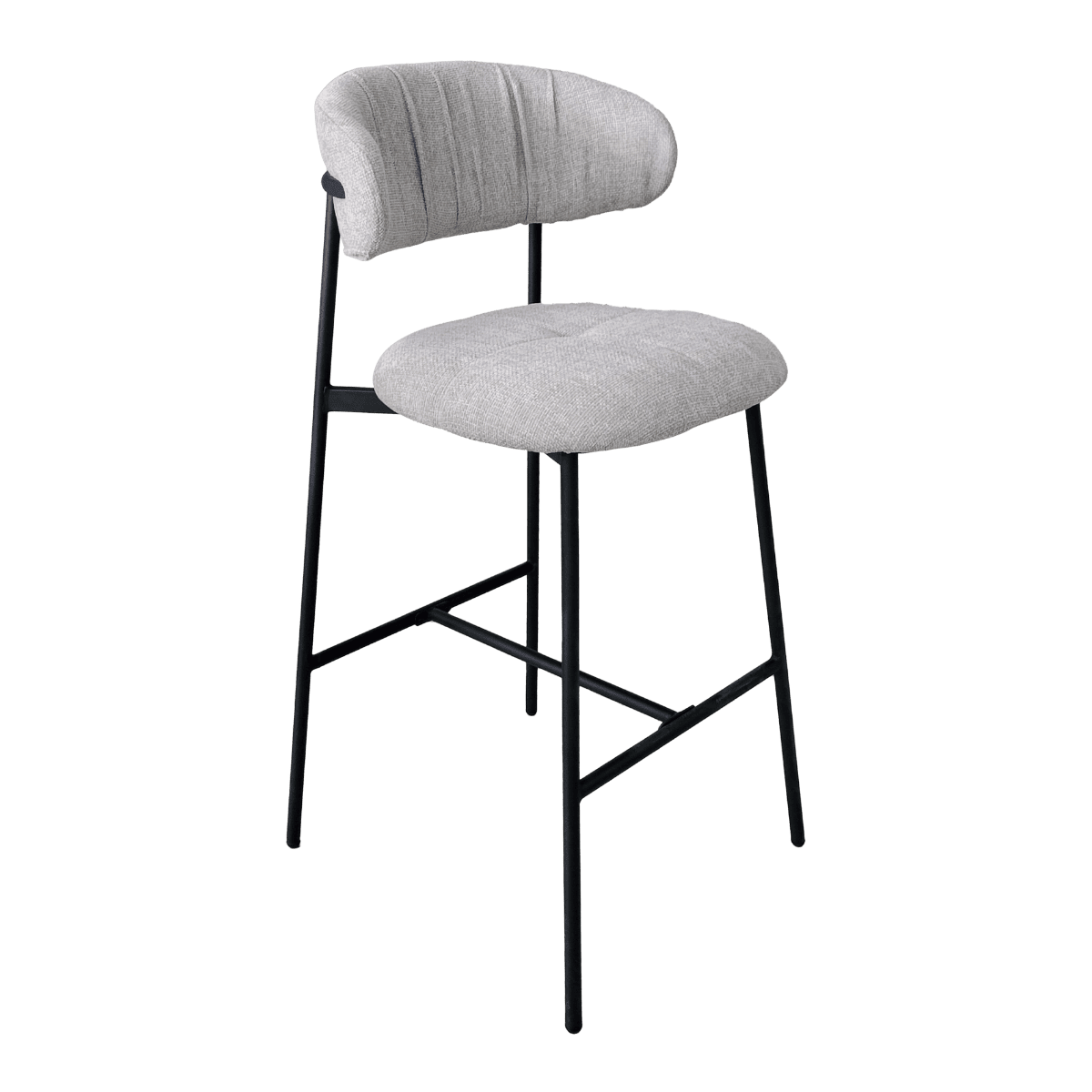 Chaise de bar en tissu