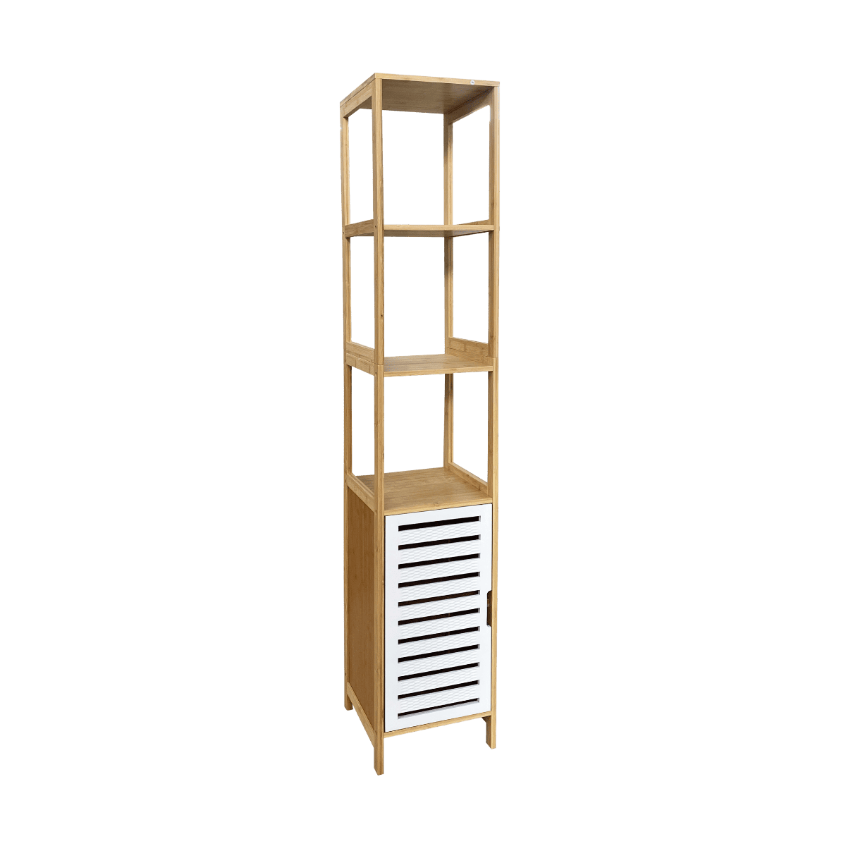 Meuble de salle de bain en bambou
