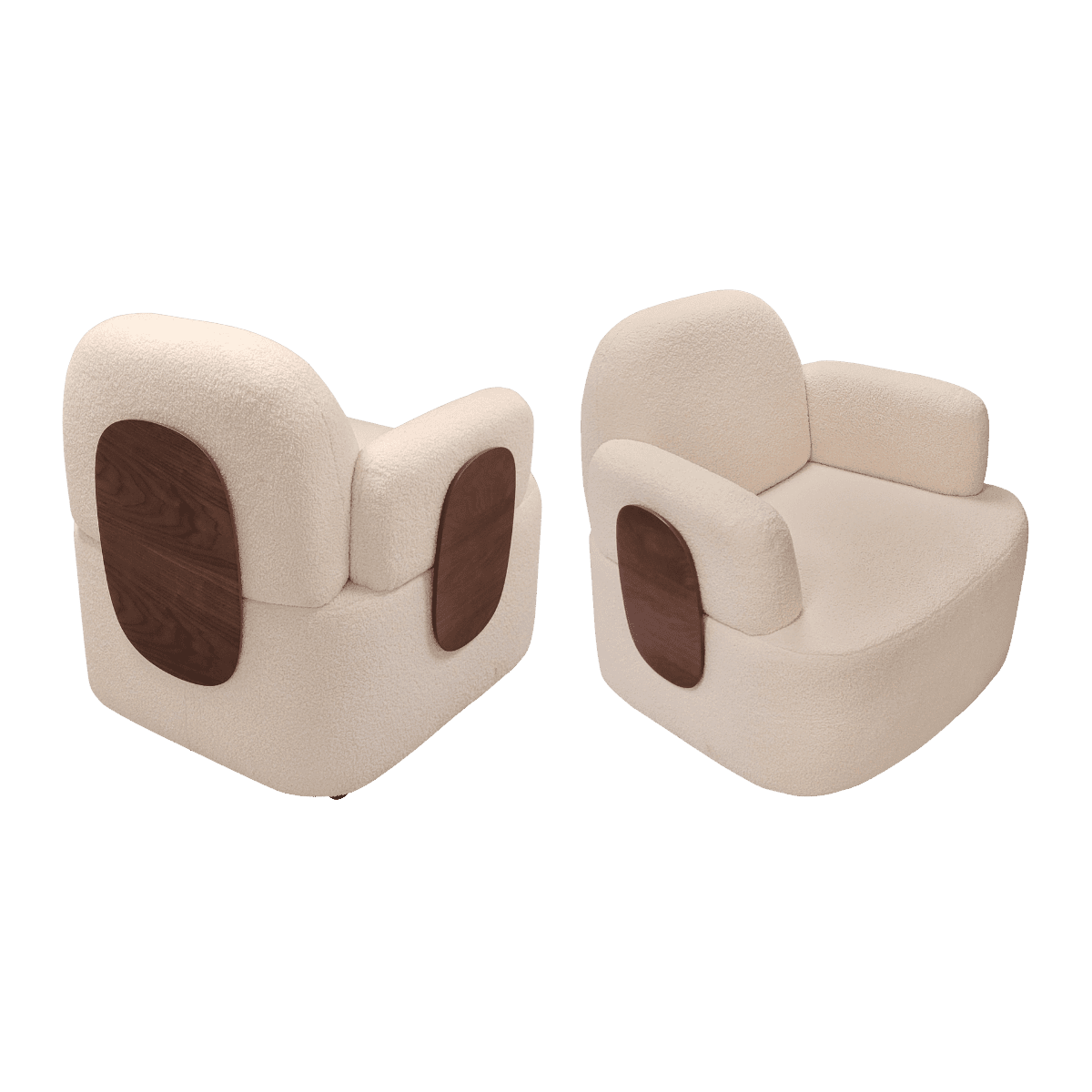 Fauteuil club en tissu
