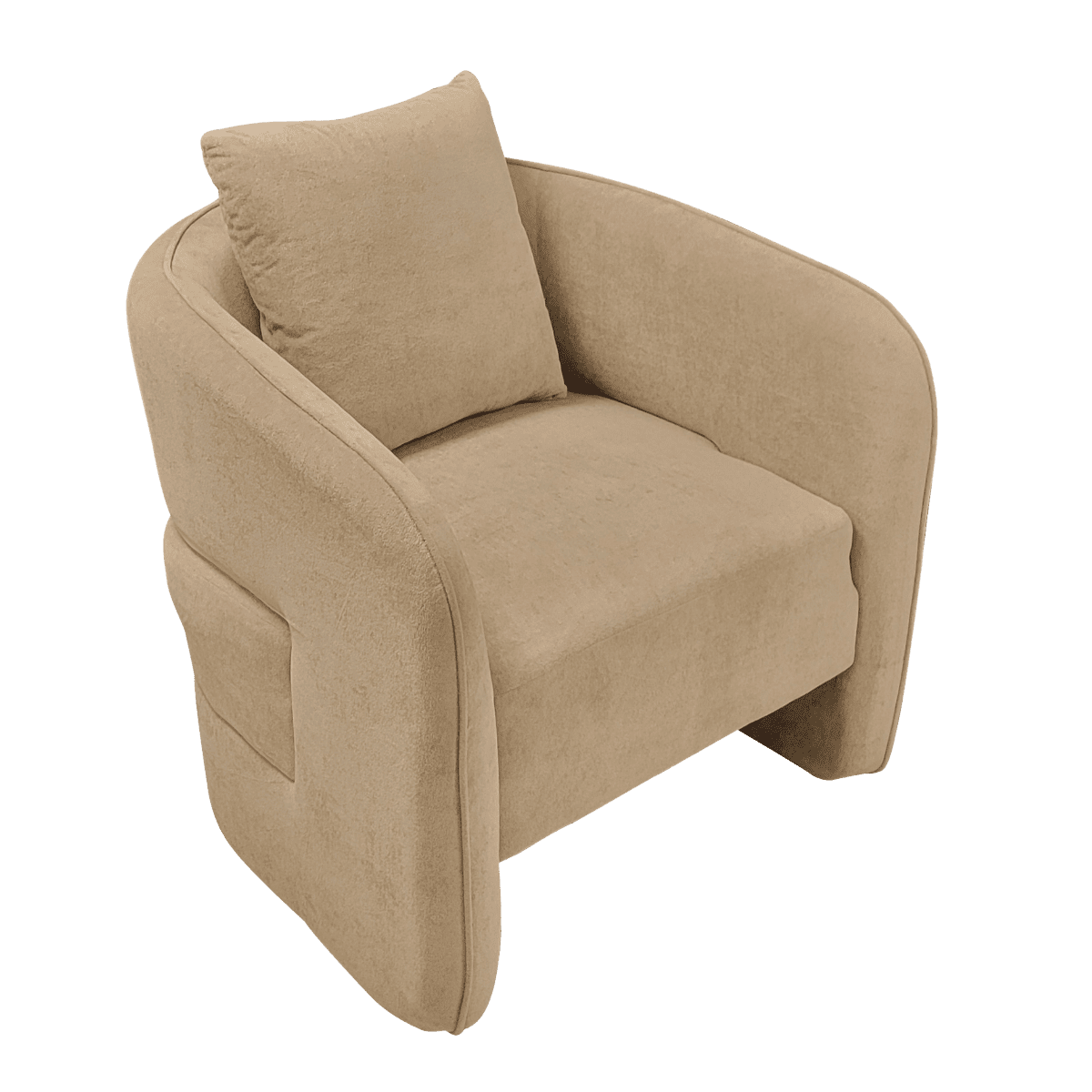 Fauteuil club en tissu