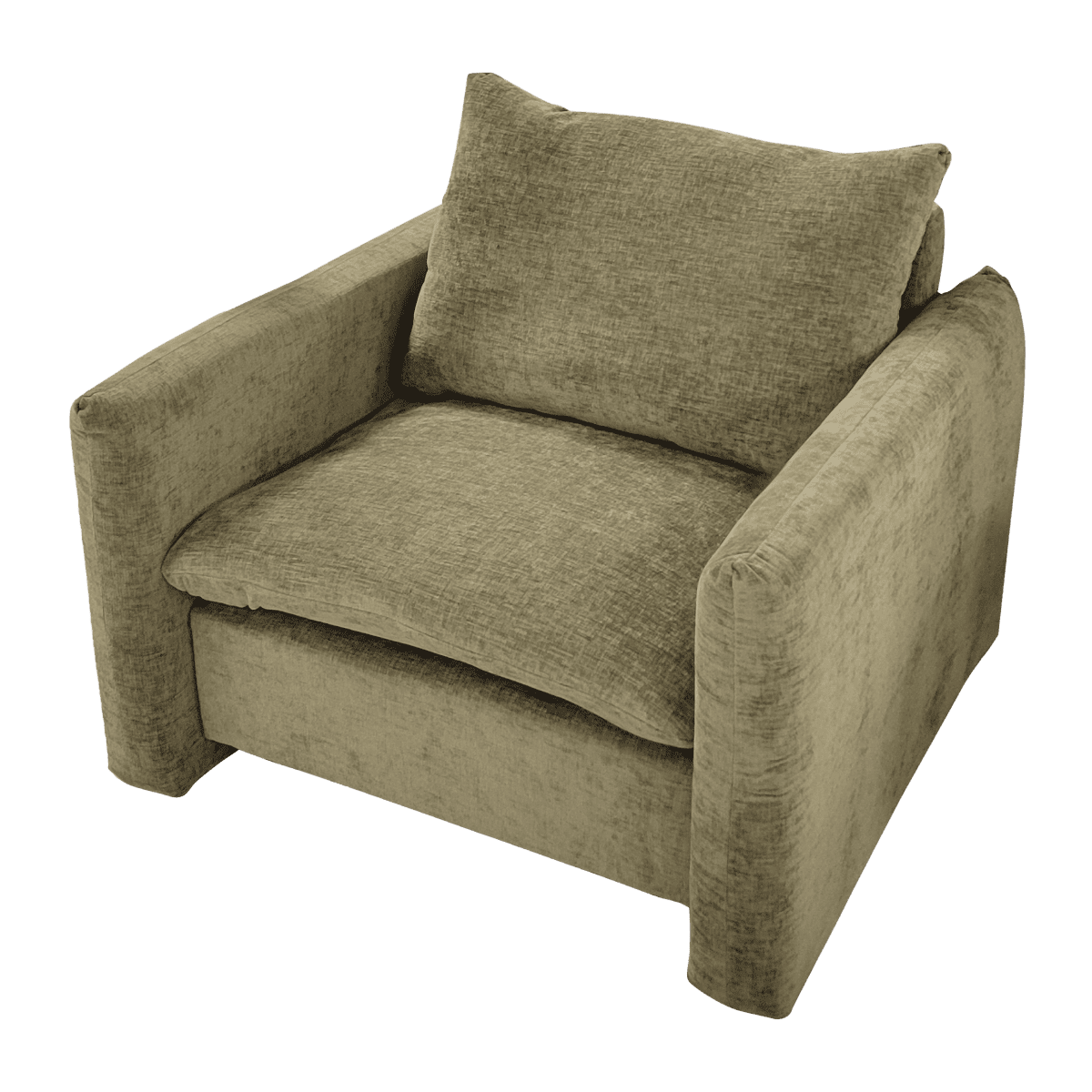 Fauteuil club en tissu