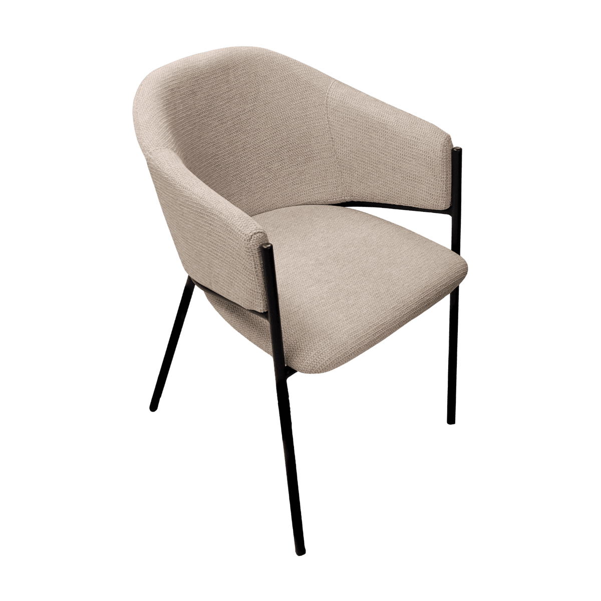 Chaise pour table à manger en tissu