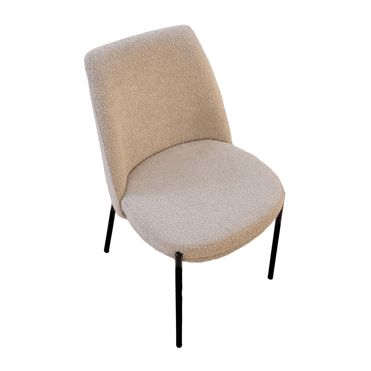 Chaise pour table à manger en tissu