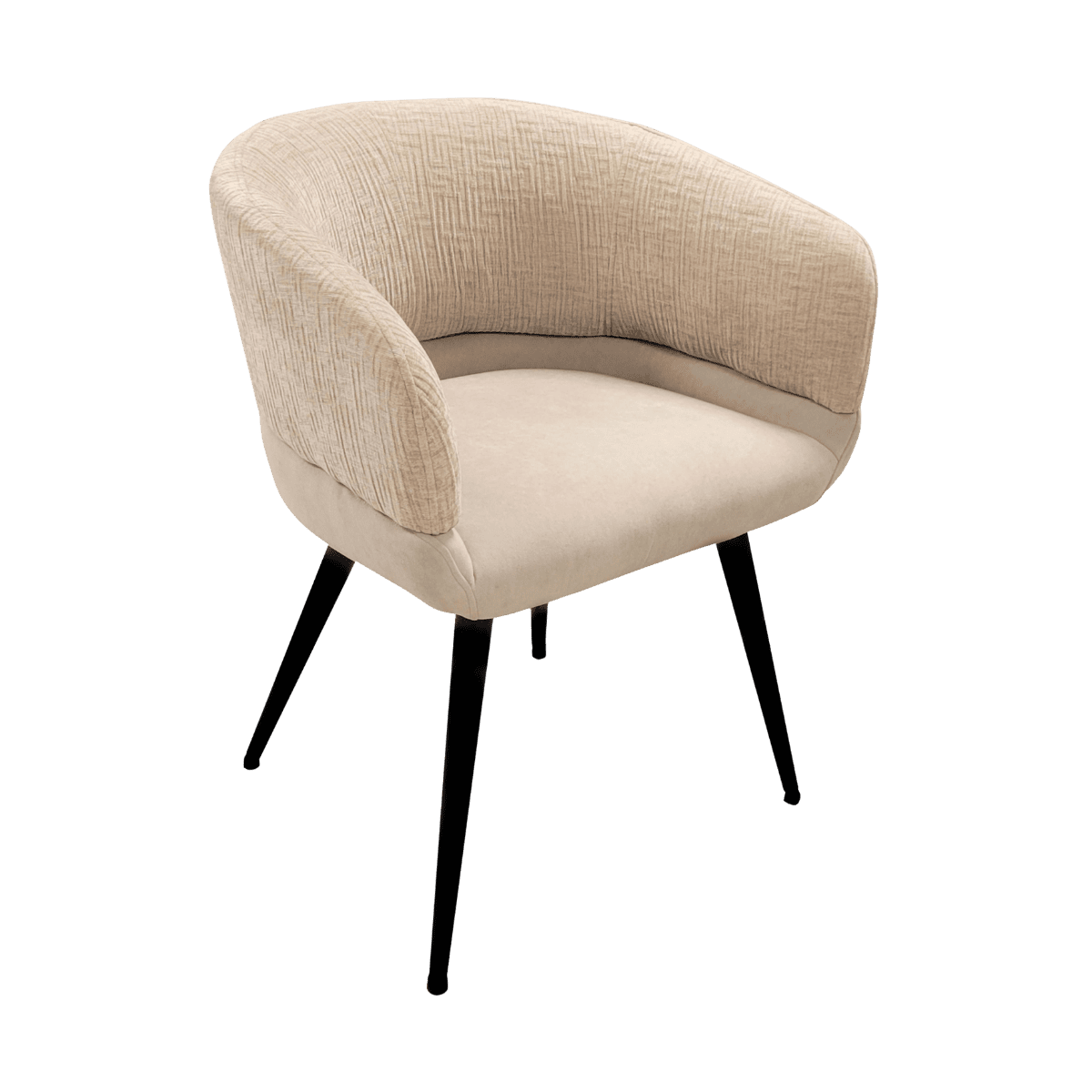 Chaise pour table à manger en tissu