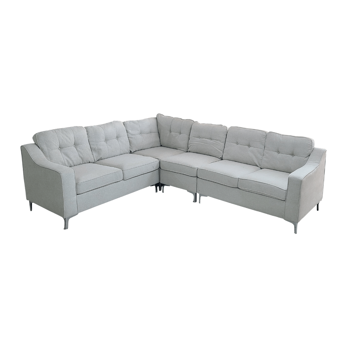 Salon d'angle en tissu