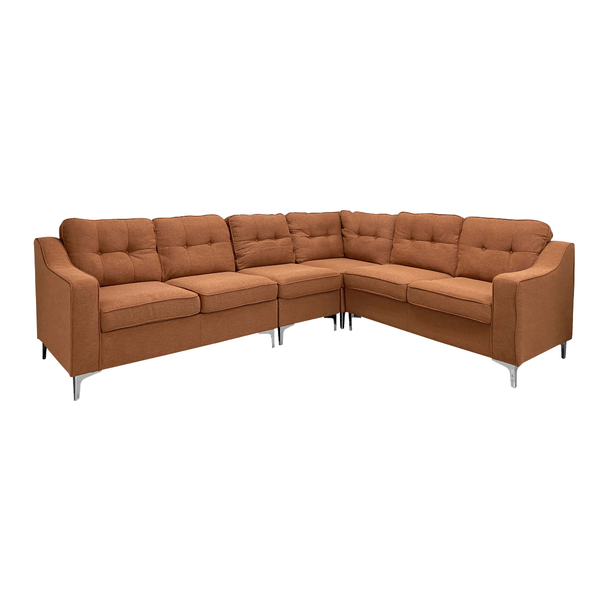 Salon d'angle en tissu