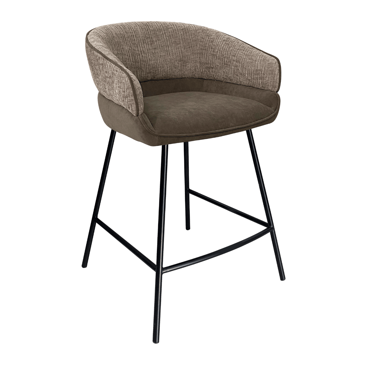 Chaise de bar en tissu