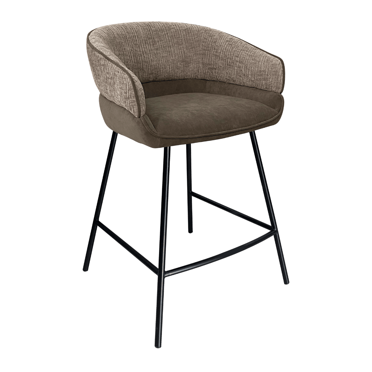 Chaise de bar en tissu