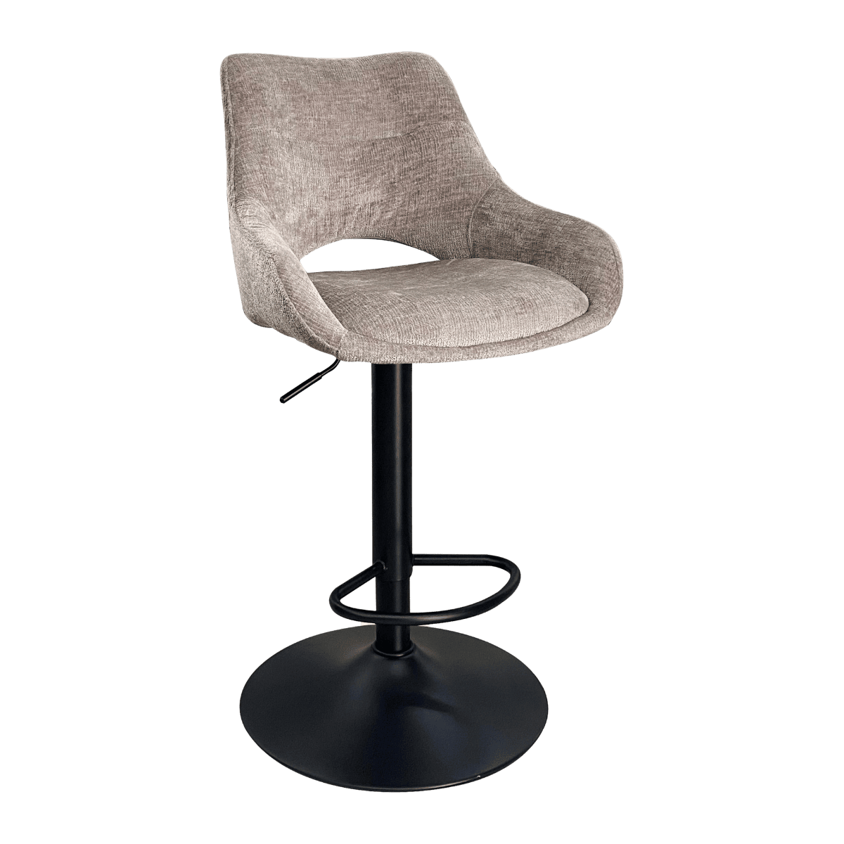 Chaise de bar en tissu