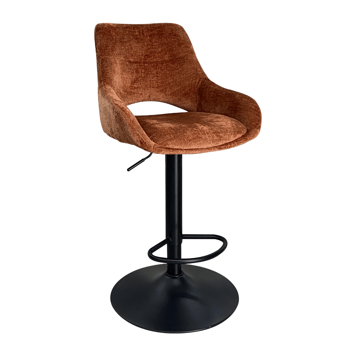 Chaise de bar en tissu