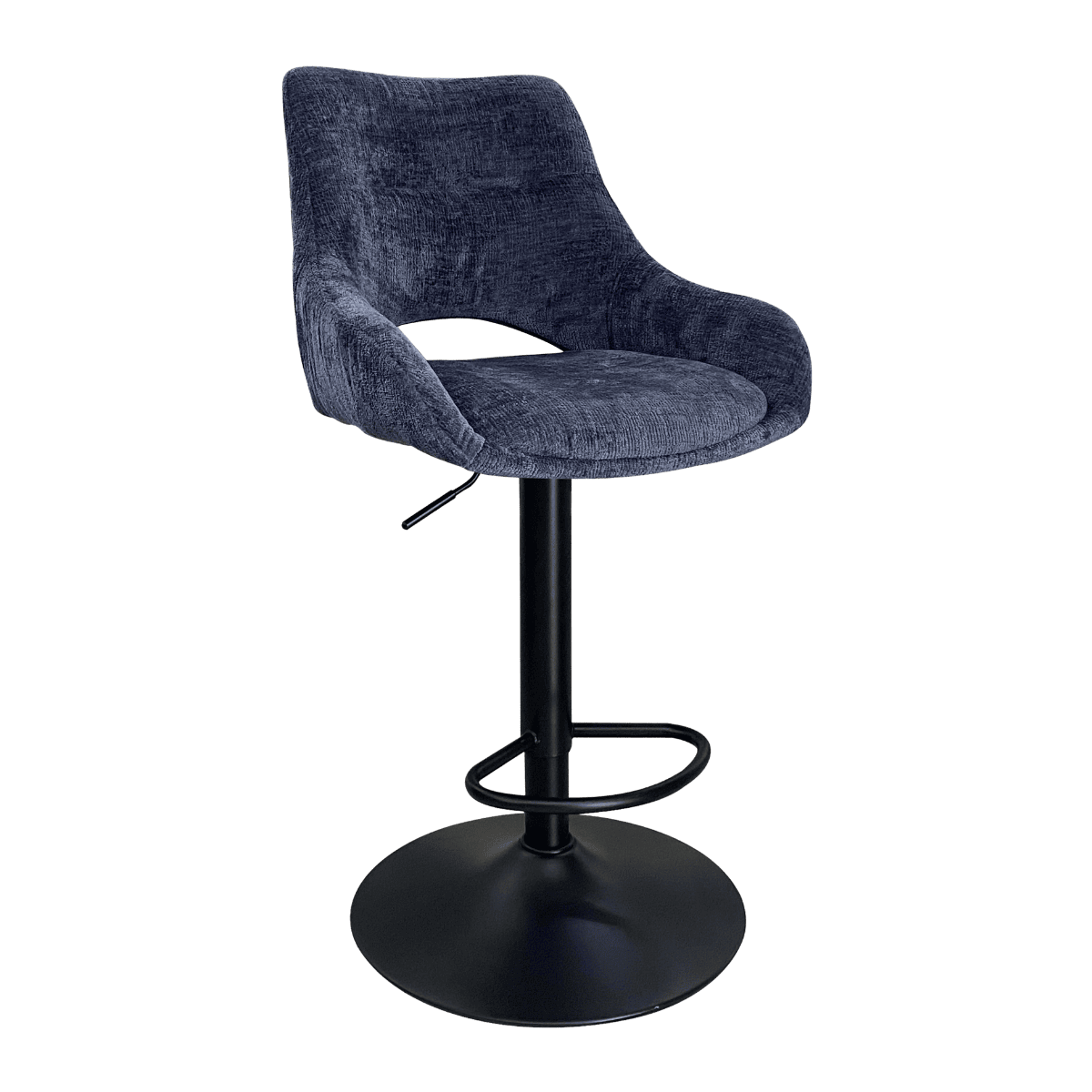 Chaise de bar en tissu