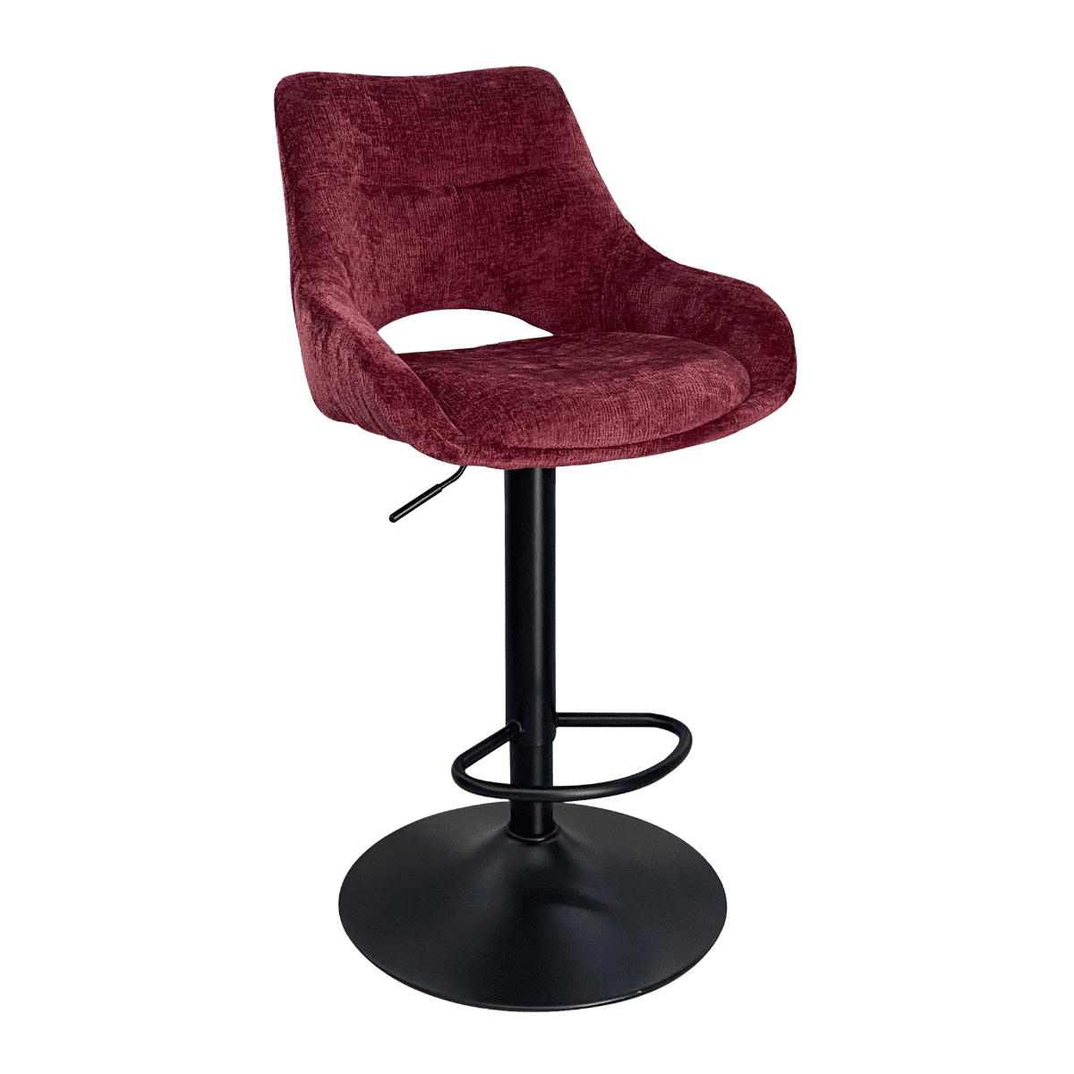 Chaise de bar en tissu