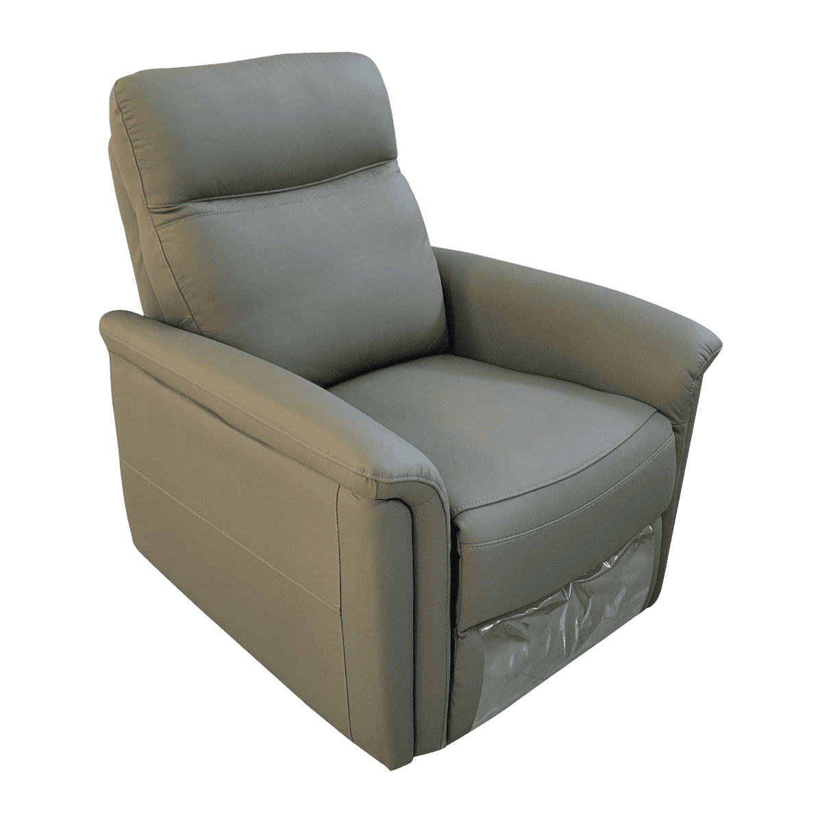 Fauteuil relax en cuir avec mécanisme manuel
