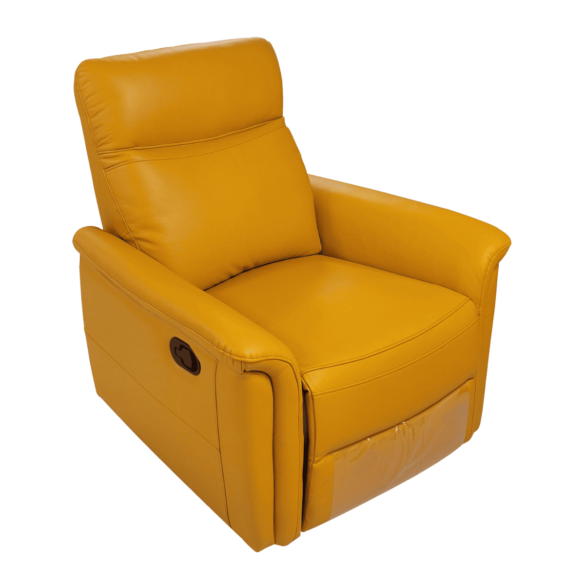 Fauteuil relax en cuir avec mécanisme manuel