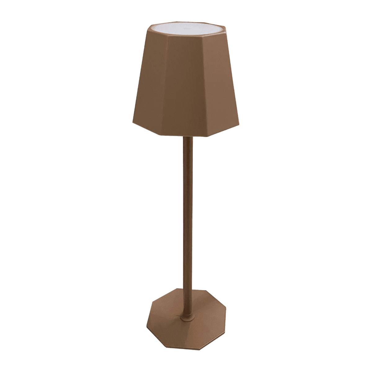 Lampe de table tactile avec LED LIA MARRON