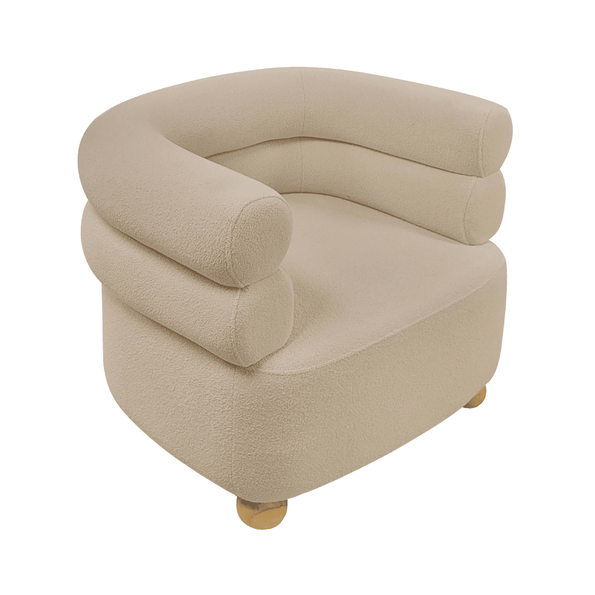 Fauteuil club en tissu