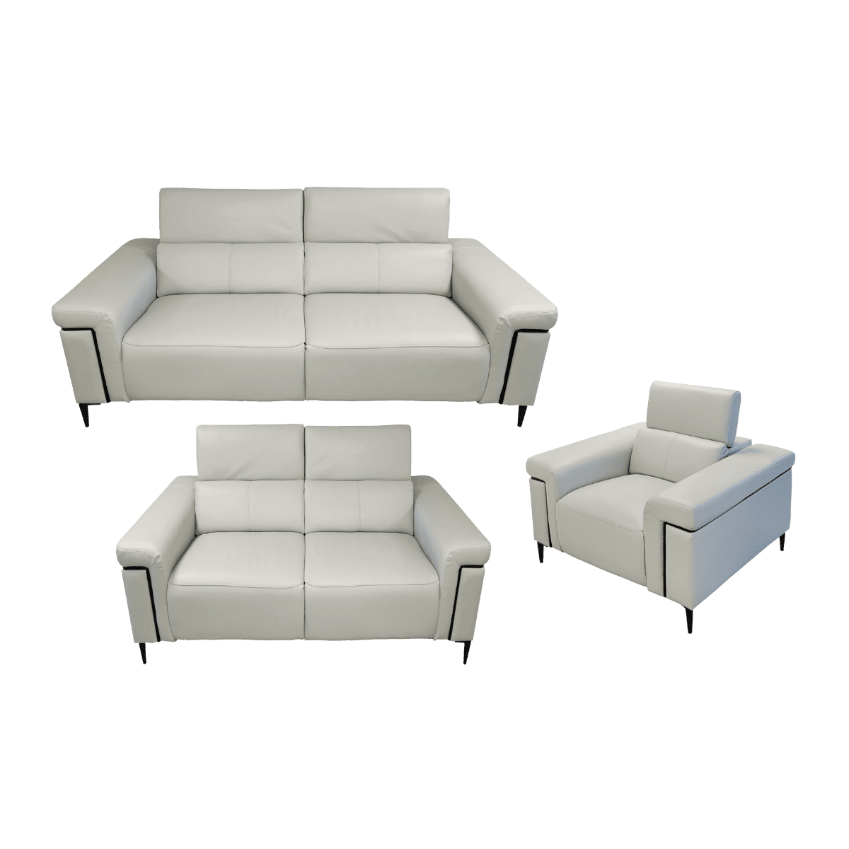 salon 3+2+1 en cuir