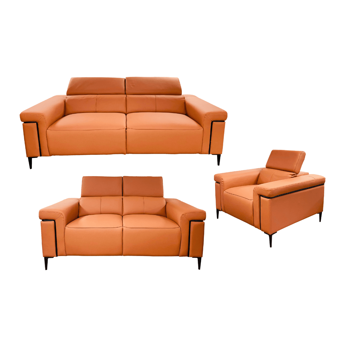 salon 3+2+1 en cuir