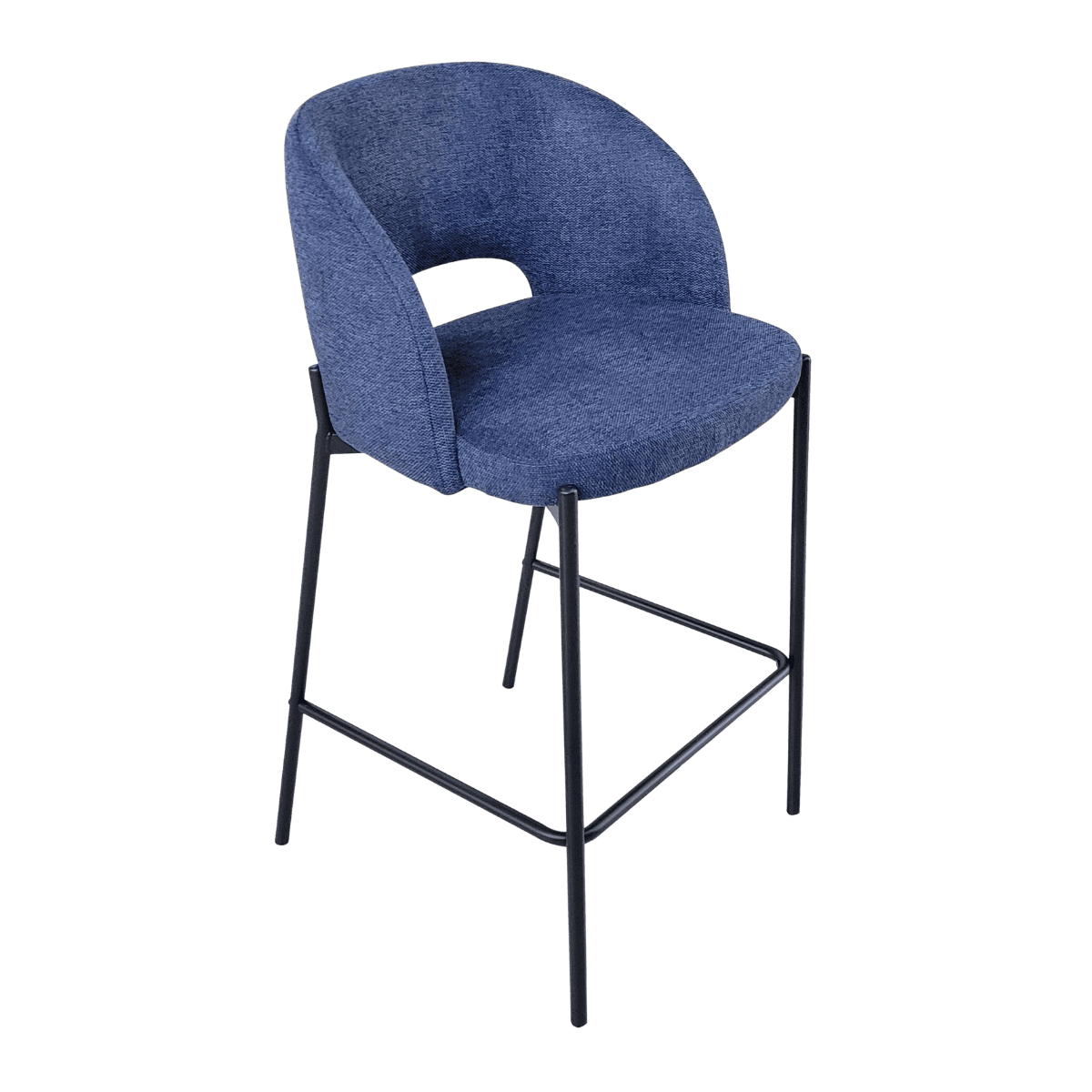Chaise de bar en tissu