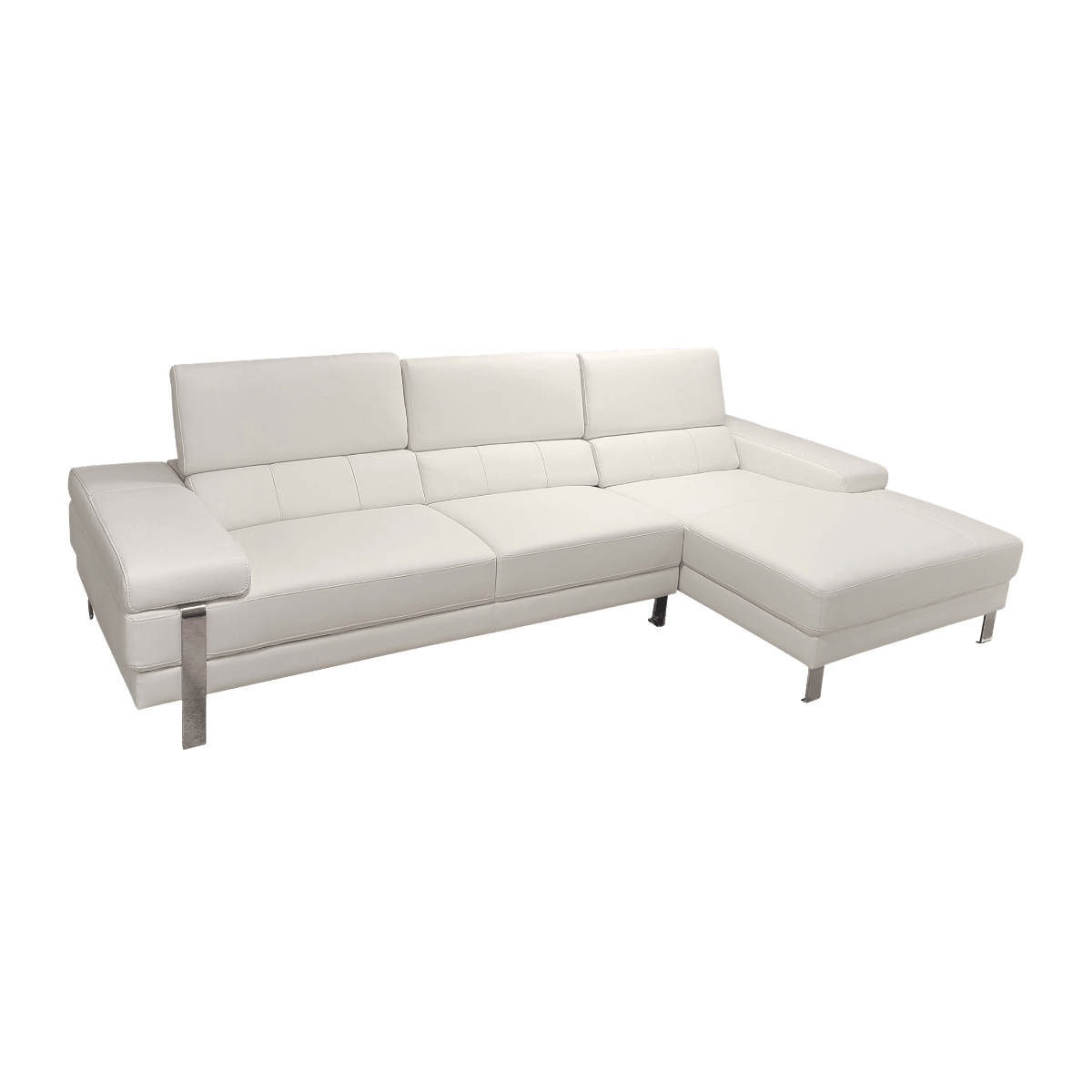 Salon d'angle en cuir