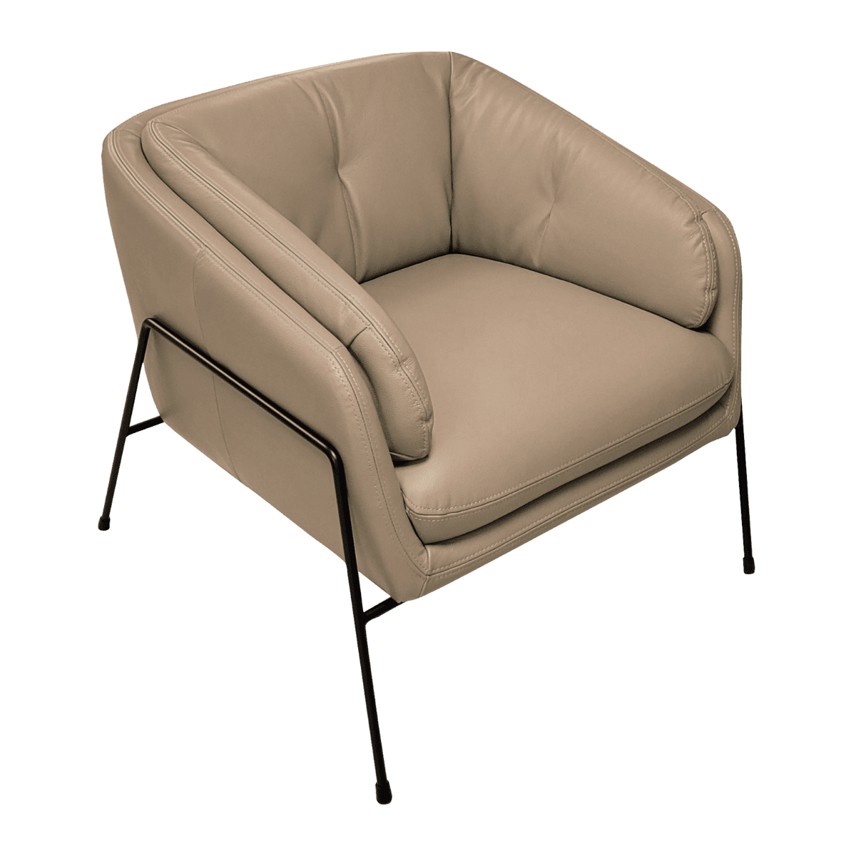 Fauteuil en cuir