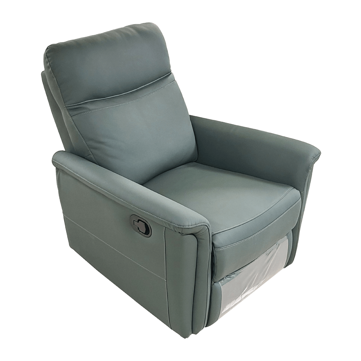Fauteuil relax en cuir avec mécanisme manuel