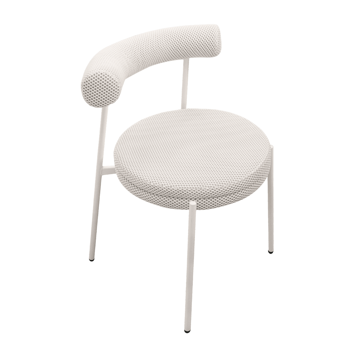 Chaise pour table à manger en tissu