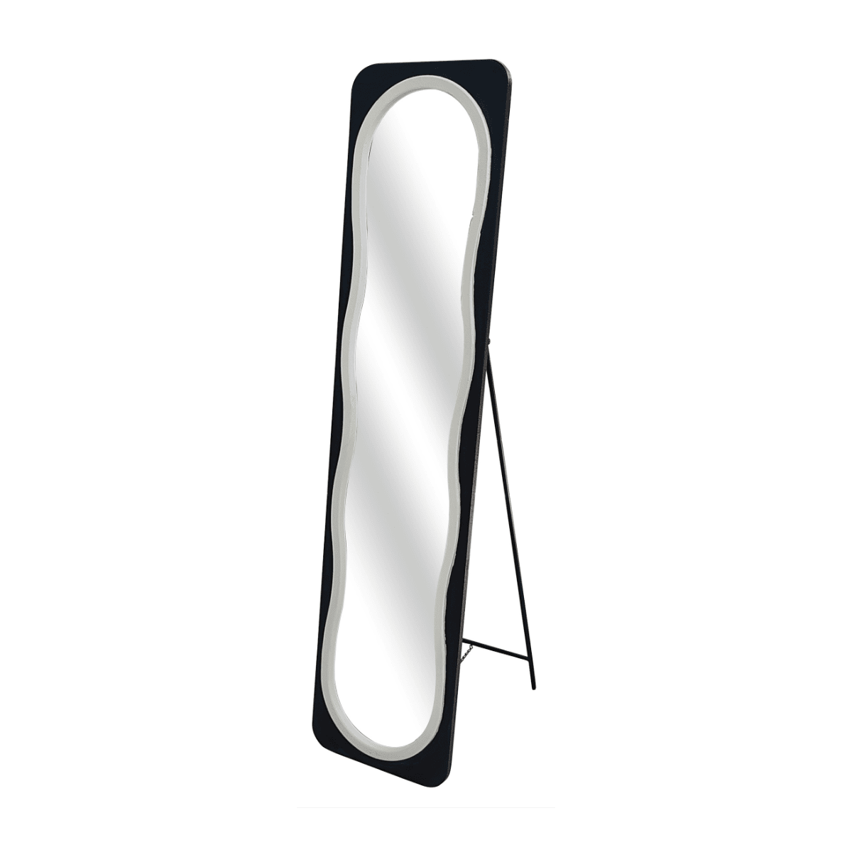 Miroir sur pied Black & White