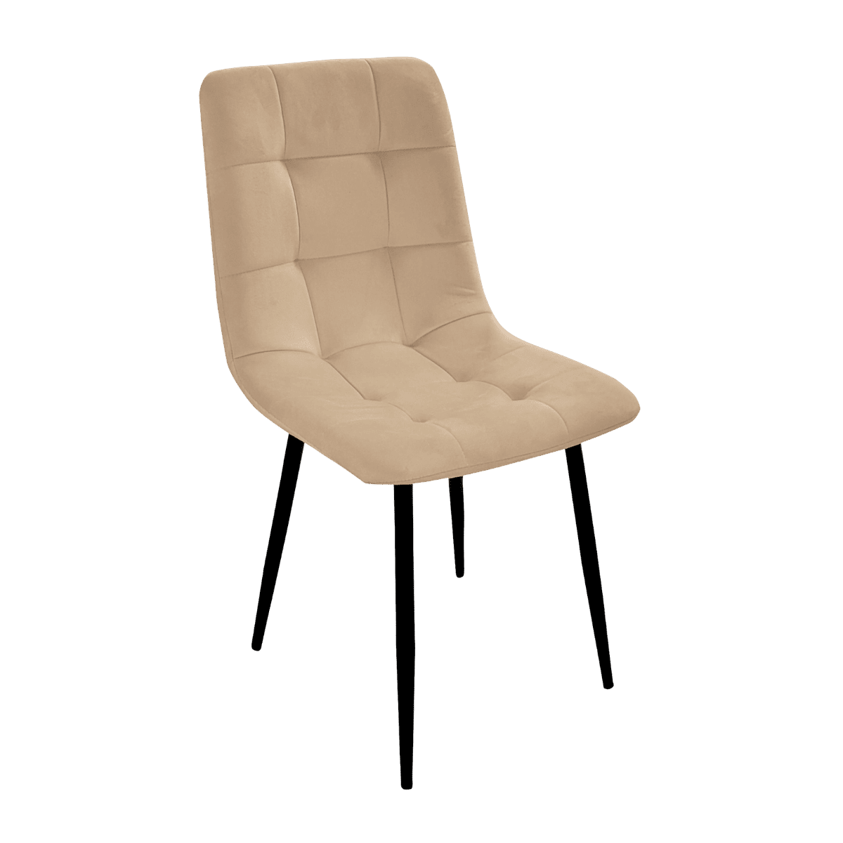 Chaise pour table à manger en velours